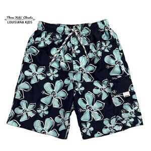 Snapper Rock 8Y Tropical Floral Swim Trunks